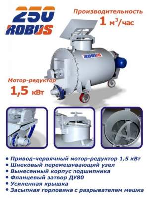 Пенобетоносмеситель  Robus 250